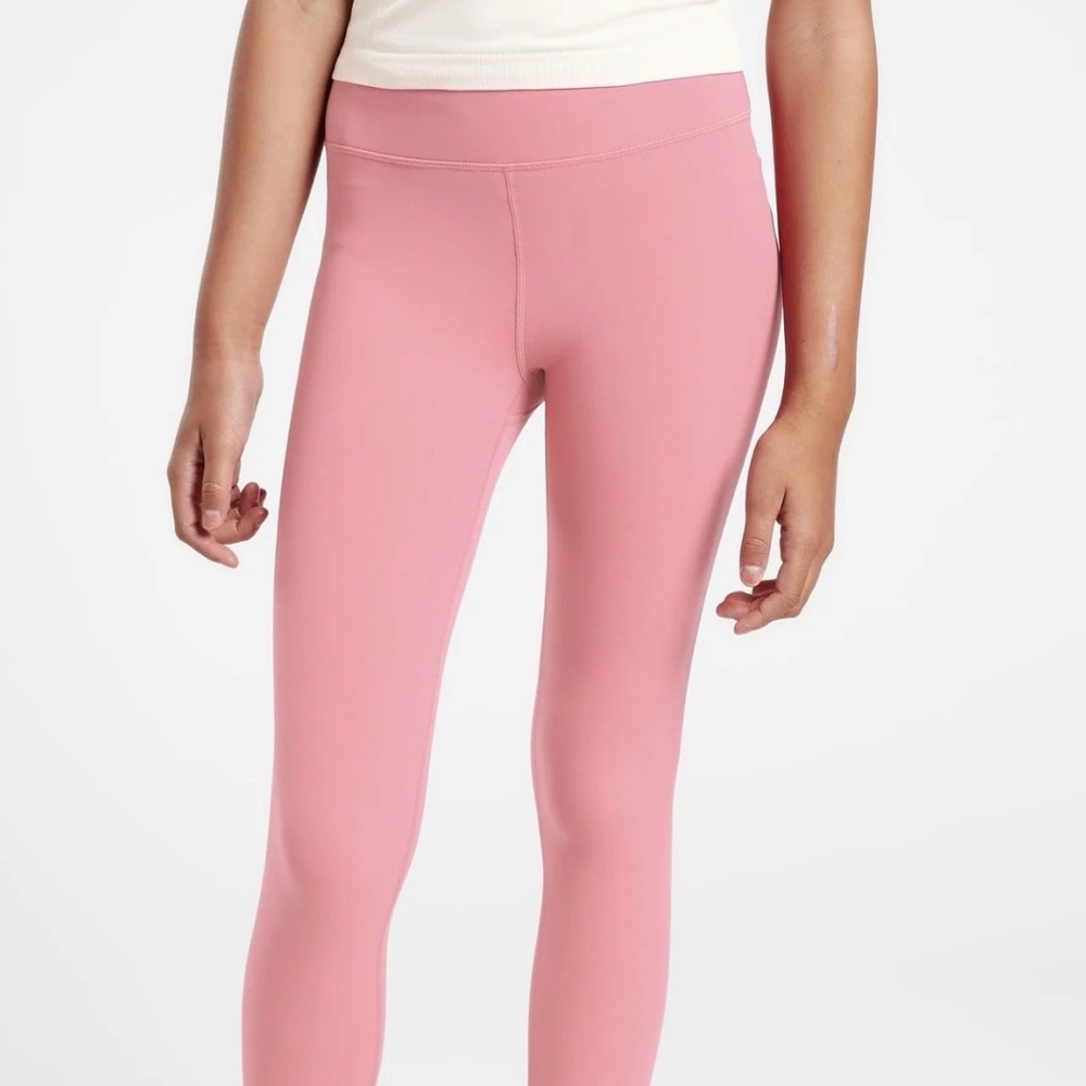 Athleta Girl High Rise Powervita Chit Chat Tight Size L (12)